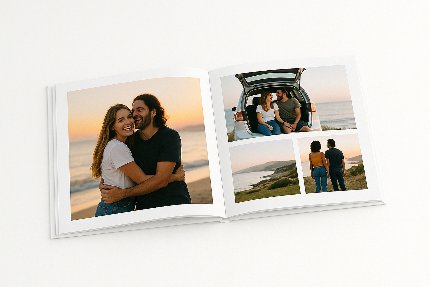 Photobook with Hard Cover and Thin Pages